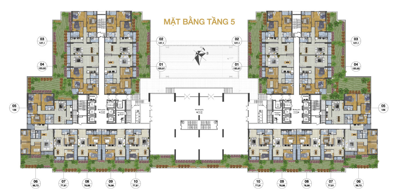 mat bang tang goldsilk residence