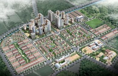 Hình ảnh tổng quan dự án khu đô thị Nam An Khánh